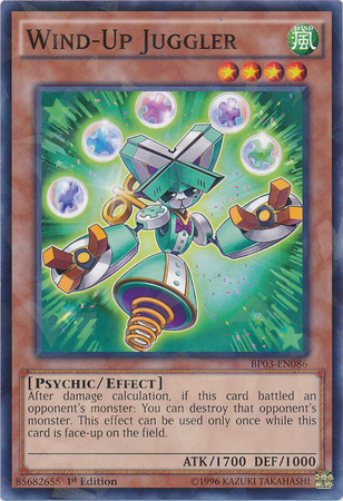 Wind-Up Juggler [BP03-EN086] Shatterfoil Rare Yu-Gi-Oh!