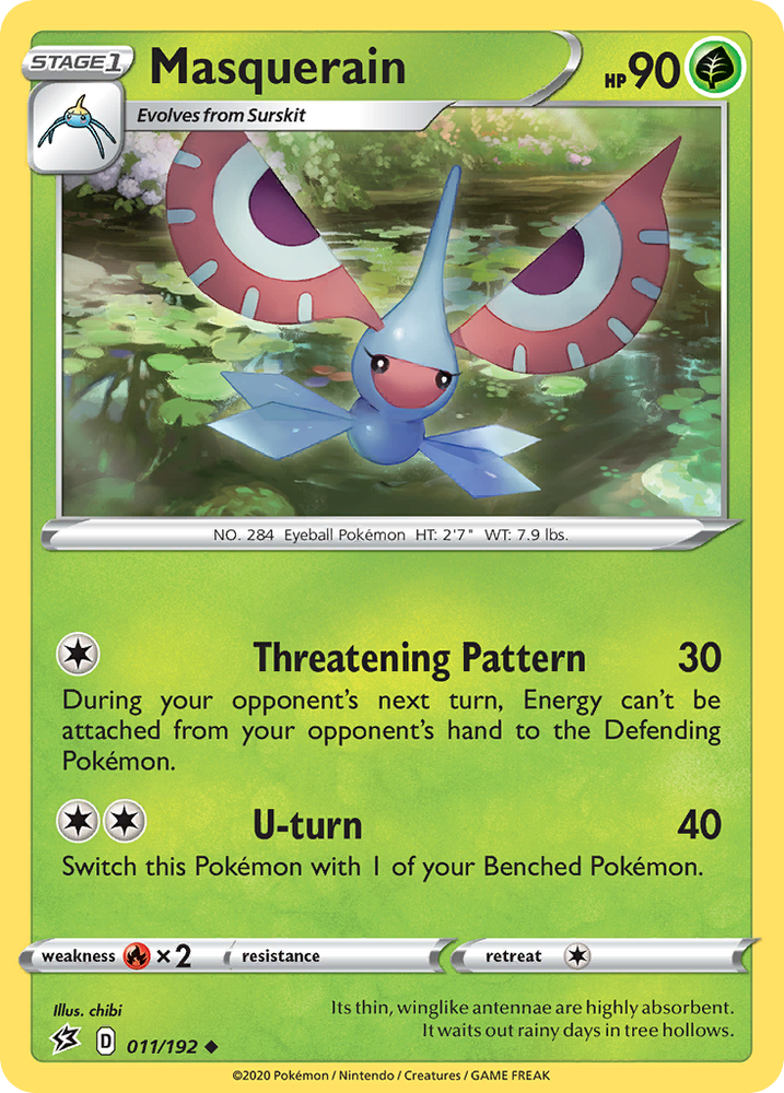 Masquerain (011/192) [Sword & Shield: Rebel Clash] Pokémon