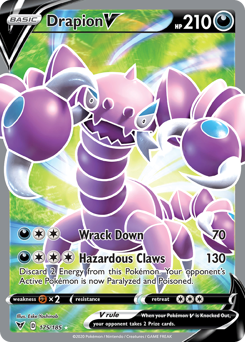 Drapion V (175/185) [Sword & Shield: Vivid Voltage] Pokémon