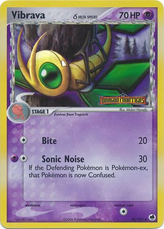 Vibrava (42/101) (Delta Species) (Stamped) [EX: Dragon Frontiers] Pokémon