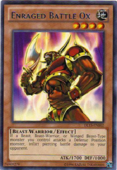 Enraged Battle Ox (Blue) [DL15-EN002] Rare Yu-Gi-Oh!