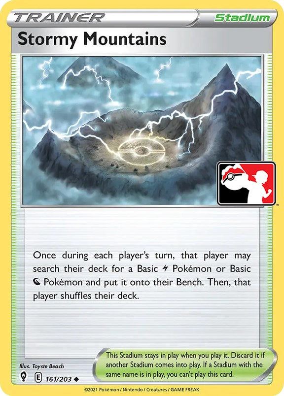 Stormy Mountains (161/203) [Prize Pack Series One] Pokémon