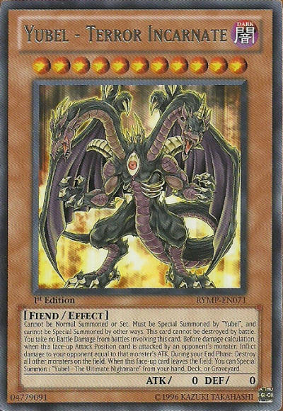 Yubel - Terror Incarnate [RYMP-EN071] Rare Yu-Gi-Oh!