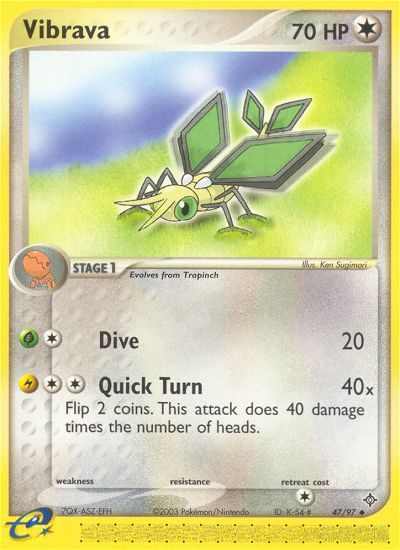 Vibrava (47/97) [EX: Dragon] Pokémon