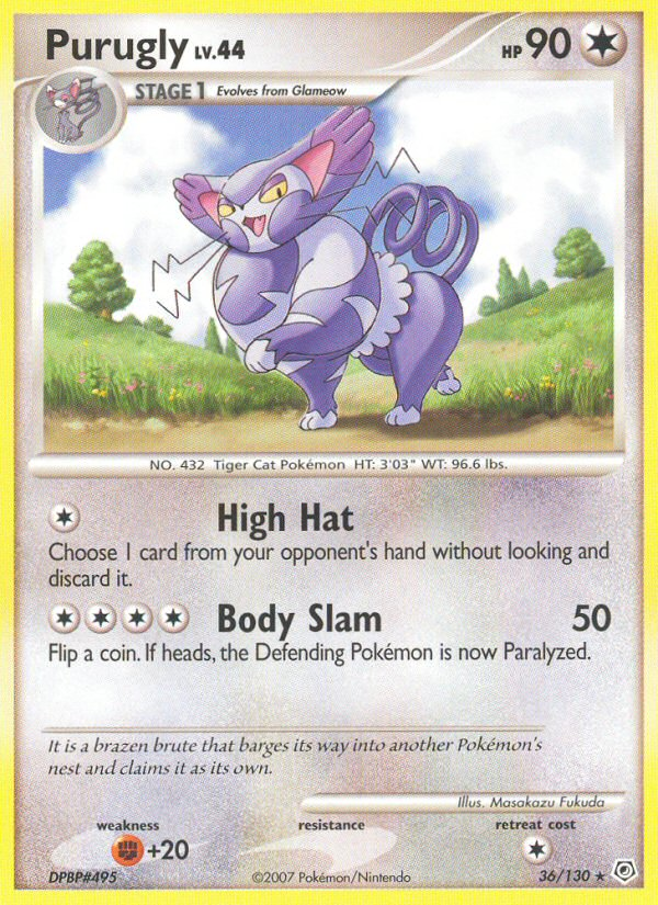 Purugly (36/130) [Diamond & Pearl: Base Set] Pokémon