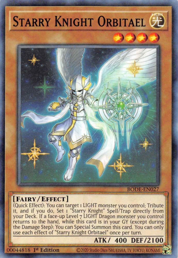 Starry Knight Orbitael [BODE-EN027] Common Yu-Gi-Oh!