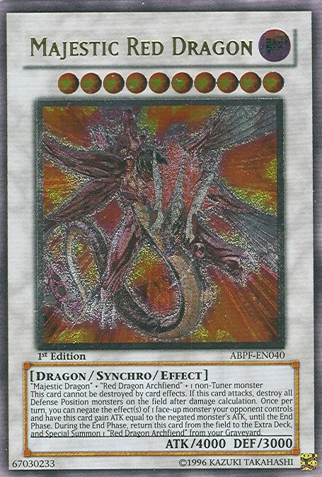 Majestic Red Dragon [ABPF-EN040] Ultimate Rare Yu-Gi-Oh!