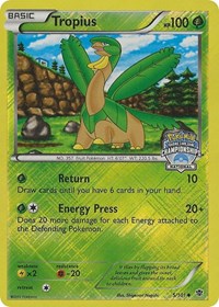 Tropius (5/101) (National Championship Promo) [Black & White: Plasma Blast] Pokémon