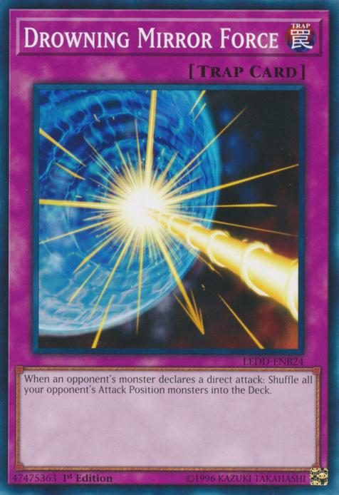 Drowning Mirror Force [LEDD-ENB24] Common Yu-Gi-Oh!