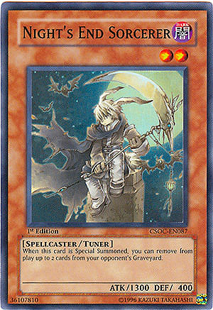 Night's End Sorcerer [CSOC-EN087] Super Rare Yu-Gi-Oh!