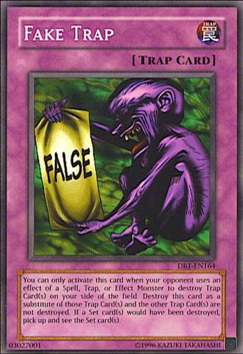Fake Trap [DB1-EN164] Common Yu-Gi-Oh!