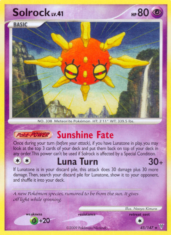 Solrock (45/147) [Platinum: Supreme Victors] Pokémon