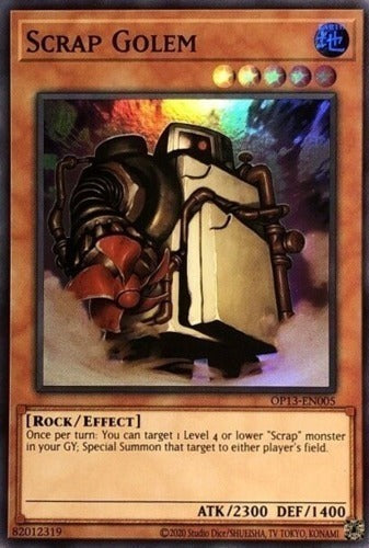 Scrap Golem [OP13-EN005] Super Rare Yu-Gi-Oh!