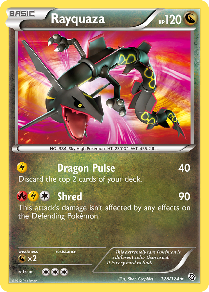 Rayquaza (128/124) [Black & White: Dragons Exalted] Pokémon