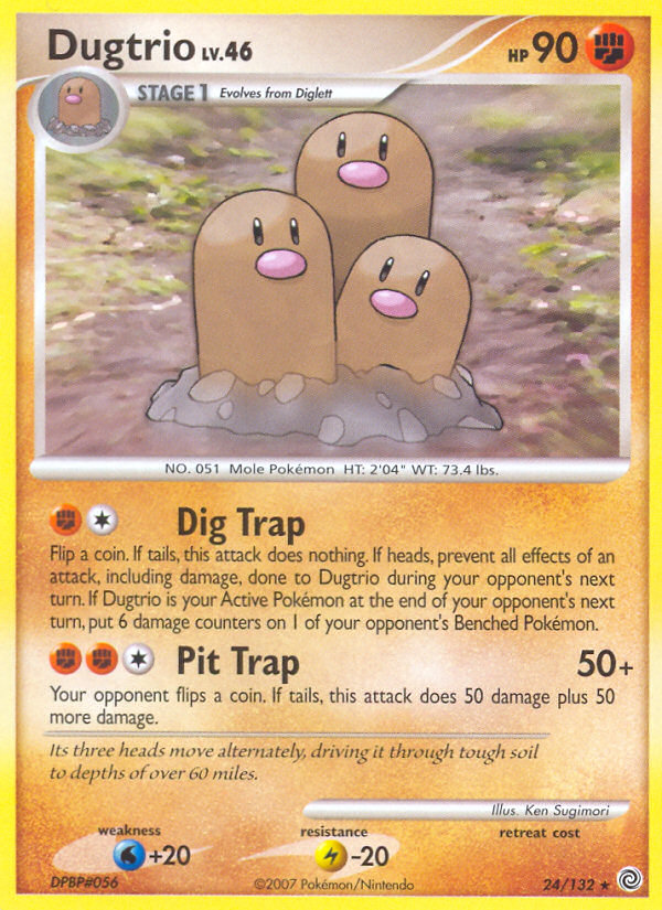 Dugtrio (24/132) [Diamond & Pearl: Secret Wonders] Pokémon
