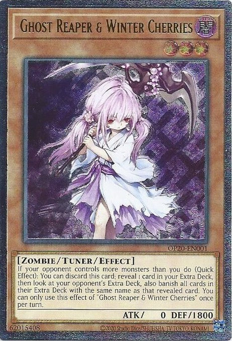 Ghost Reaper & Winter Cherries [OP20-EN001] Ultimate Rare Yu-Gi-Oh!