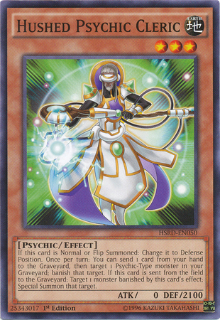 Hushed Psychic Cleric [HSRD-EN050] Common Yu-Gi-Oh!