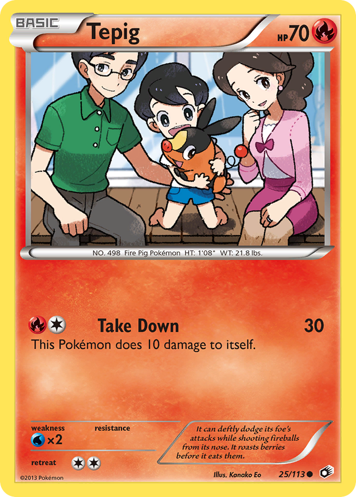 Tepig (25/113) [Black & White: Legendary Treasures] Pokémon