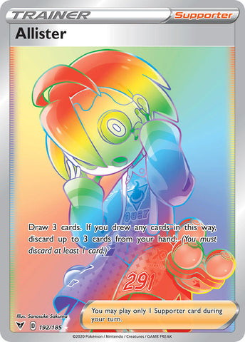 Allister (192/185) [Sword & Shield: Vivid Voltage] Pokémon