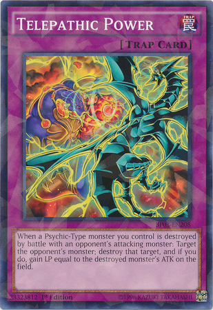Telepathic Power [BP03-EN208] Shatterfoil Rare Yu-Gi-Oh!