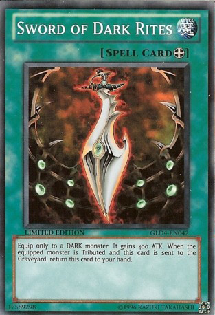 Sword of Dark Rites [GLD4-EN042] Common Yu-Gi-Oh!