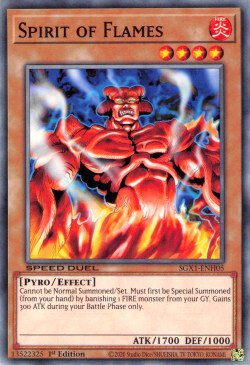 Spirit of Flames [SGX1-ENH05] Common Yu-Gi-Oh!
