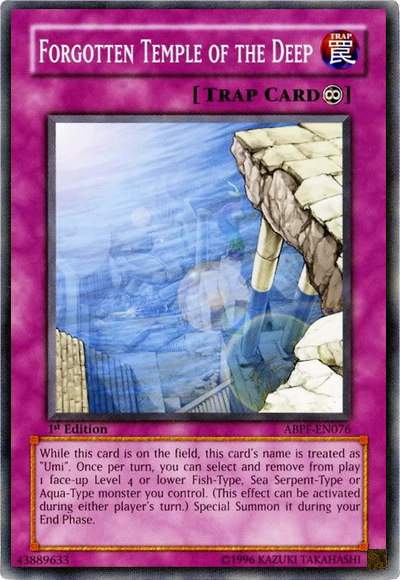 Forgotten Temple of the Deep [ABPF-EN076] Common Yu-Gi-Oh!
