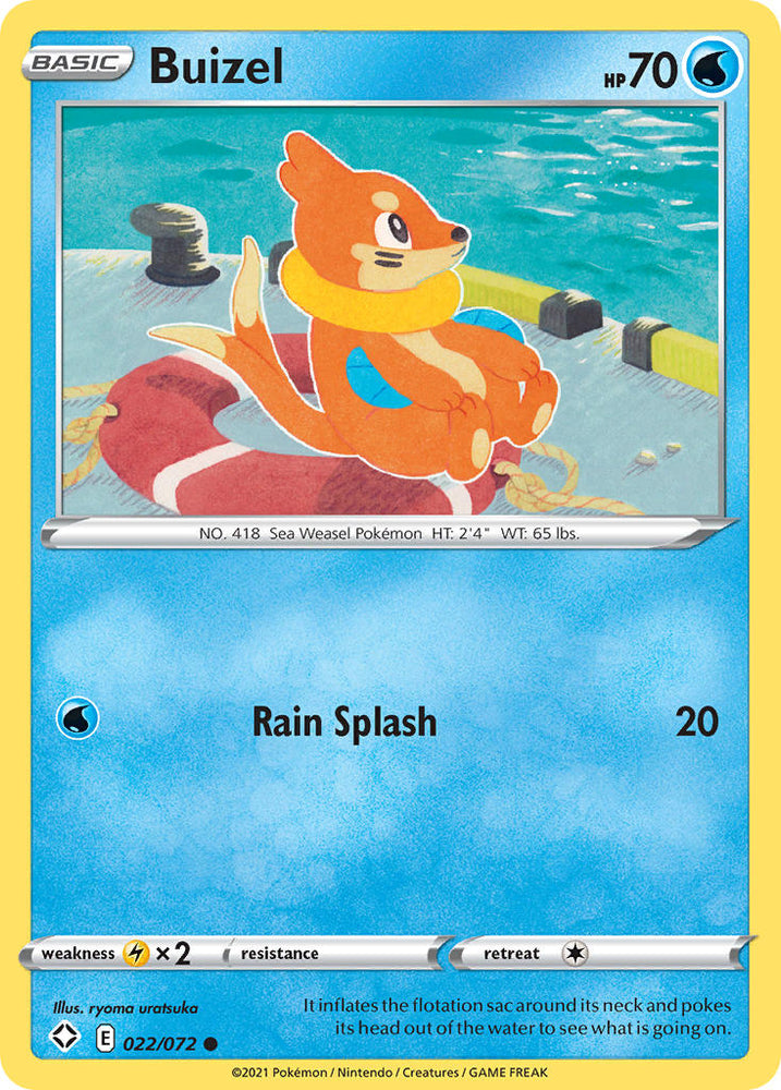 Buizel (022/072) [Sword & Shield: Shining Fates] Pokémon