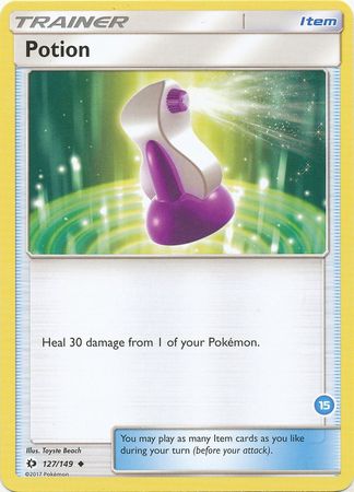 Potion (127/149) (Deck Exclusive #15) [Sun & Moon: Trainer Kit - Alolan Ninetales] Pokémon