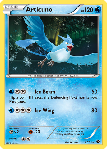 Articuno (27/99) [Black & White: Next Destinies] Pokémon