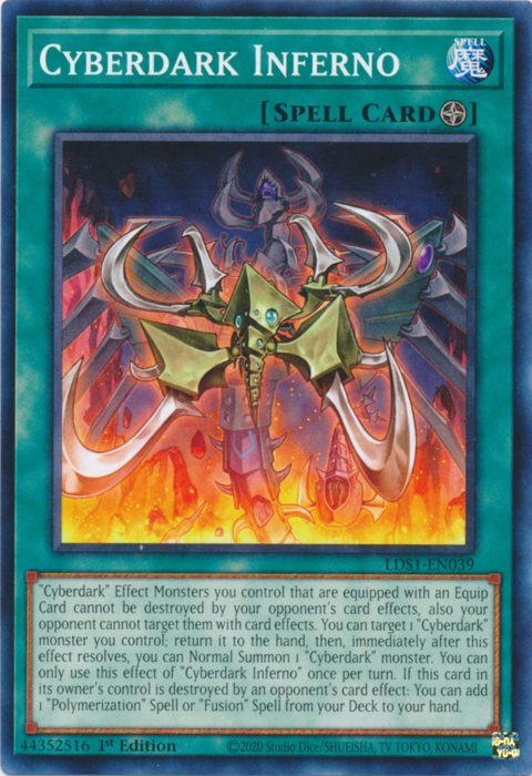 Cyberdark Inferno [LDS1-EN039] Common Yu-Gi-Oh!