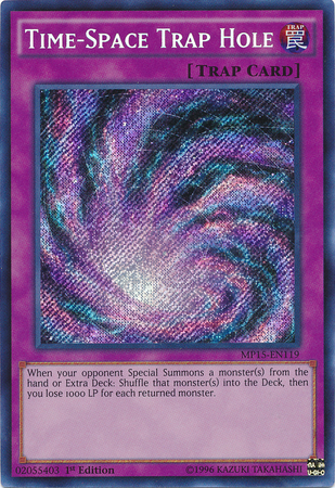 Time-Space Trap Hole [MP15-EN119] Secret Rare Yu-Gi-Oh!