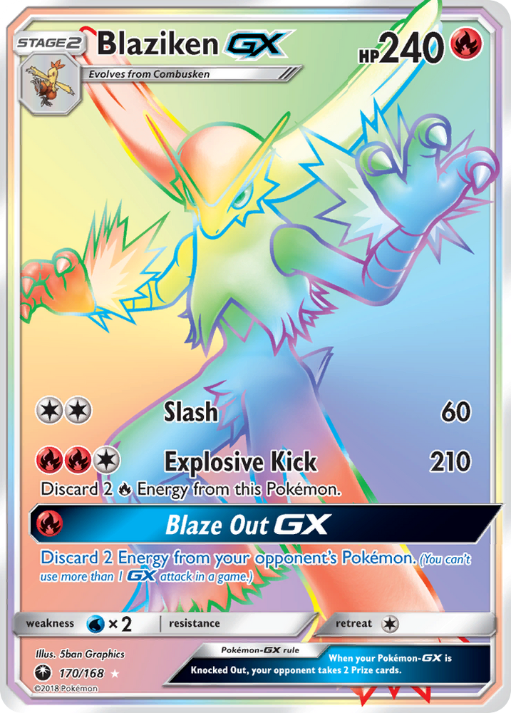 Blaziken GX (170/168) [Sun & Moon: Celestial Storm] Pokémon