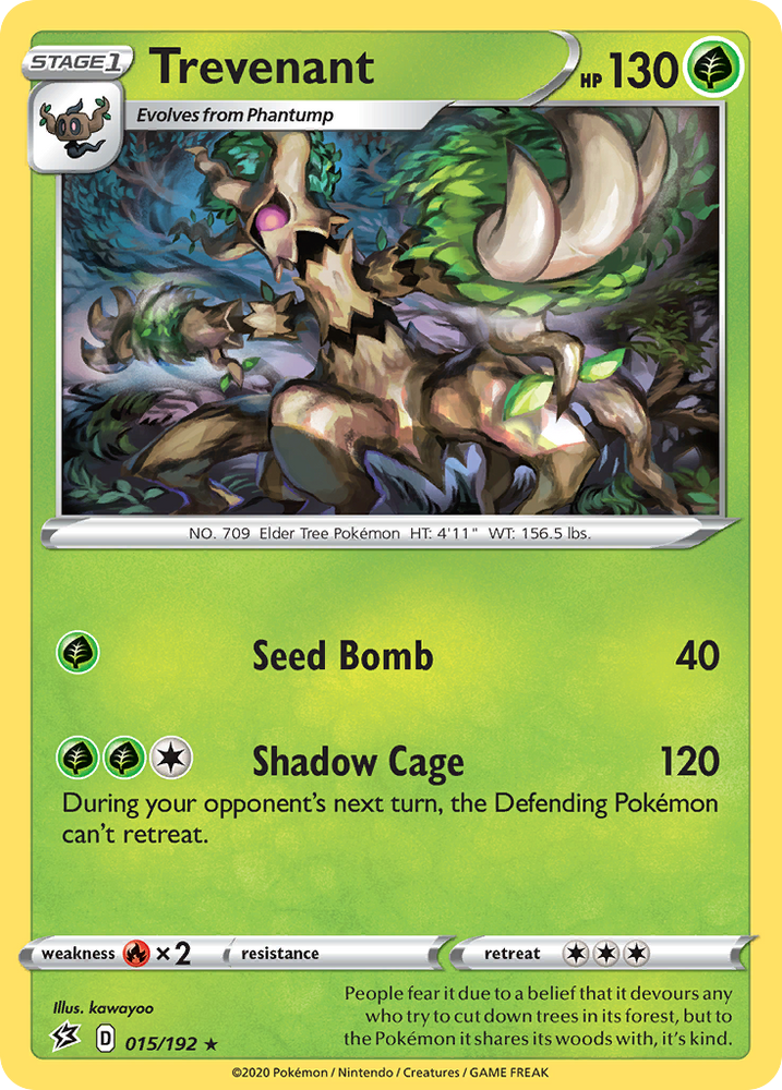 Trevenant (015/192) [Sword & Shield: Rebel Clash] Pokémon