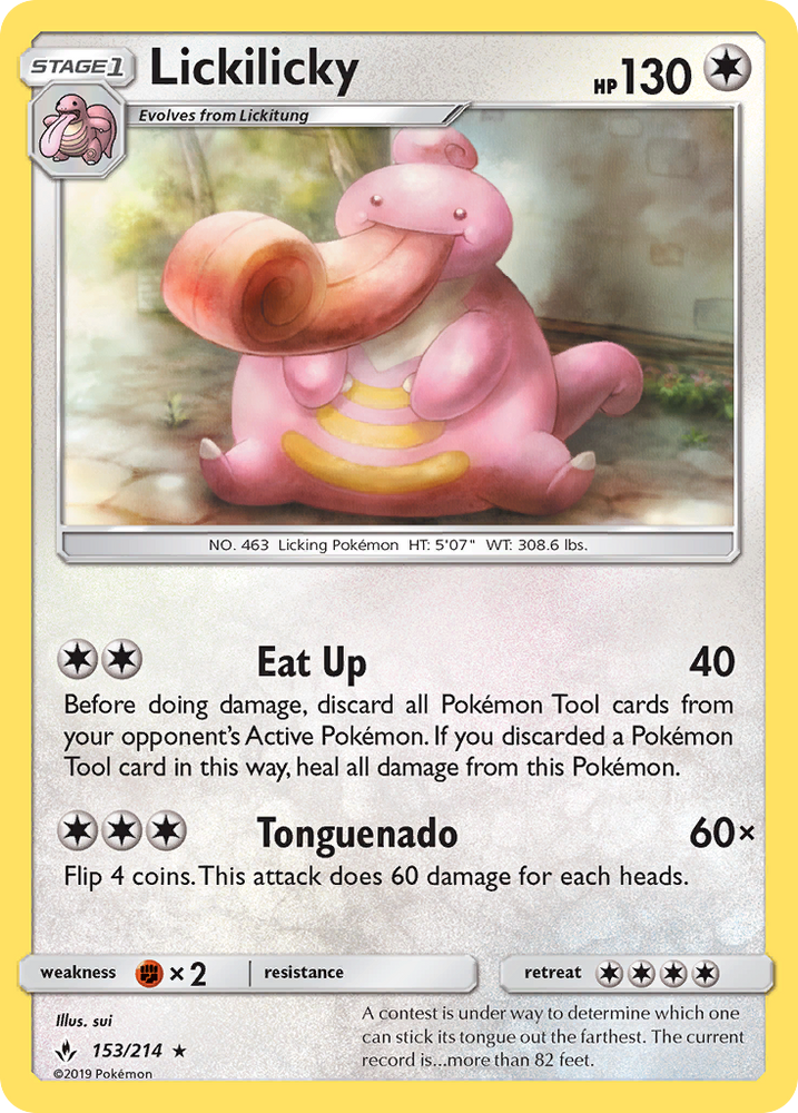 Lickilicky (153/214) [Sun & Moon: Unbroken Bonds] Pokémon