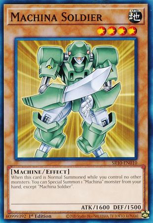 Machina Soldier [SR10-EN010] Common Yu-Gi-Oh!