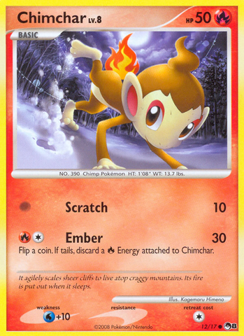 Chimchar (12/17) [POP Series 8] Pokémon