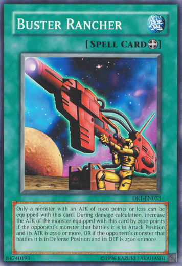 Buster Rancher [DR1-EN033] Common Yu-Gi-Oh!