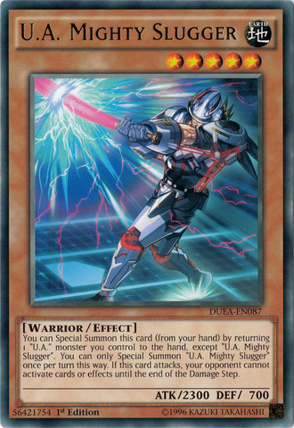 U.A. Mighty Slugger [DUEA-EN087] Rare Yu-Gi-Oh!