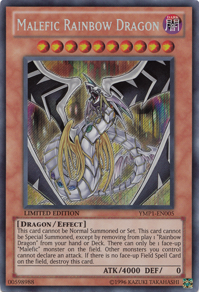 Malefic Rainbow Dragon [YMP1-EN005] Secret Rare Yu-Gi-Oh!