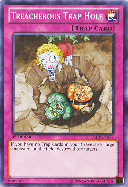 Treacherous Trap Hole [LCJW-EN277] Common Yu-Gi-Oh!