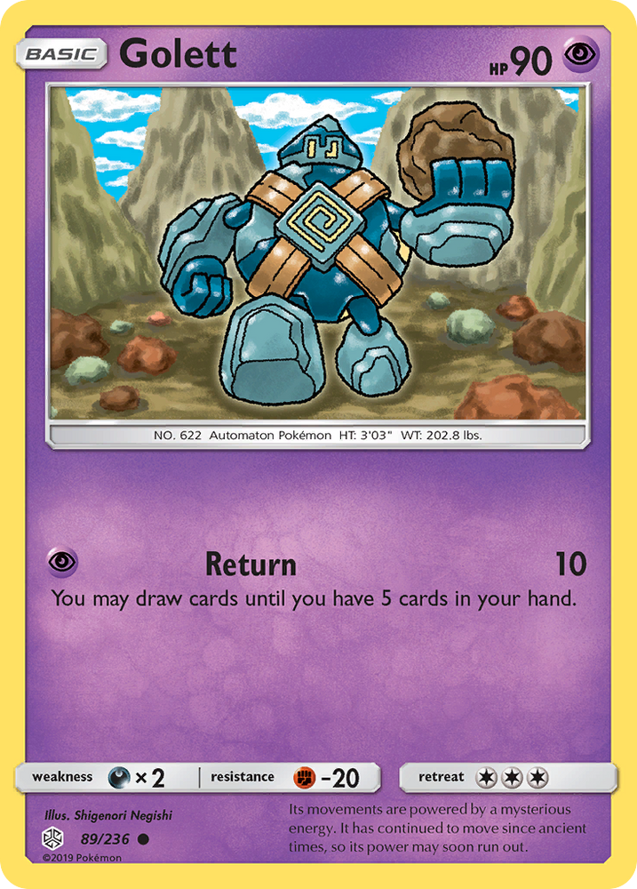 Golett (89/236) [Sun & Moon: Cosmic Eclipse] Pokémon