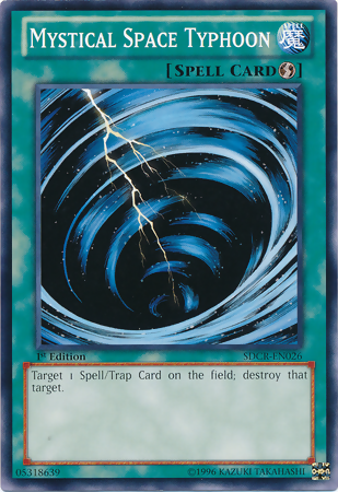 Mystical Space Typhoon [SDCR-EN026] Common Yu-Gi-Oh!