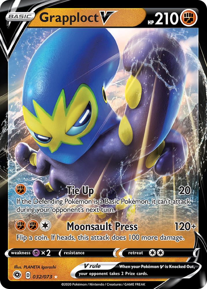 Grapploct V (032/073) [Sword & Shield: Champion's Path] Pokémon