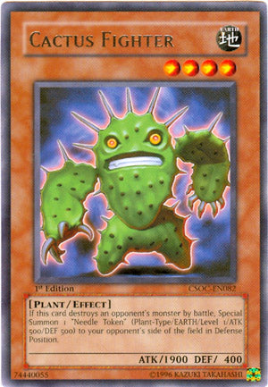 Cactus Fighter [CSOC-EN082] Rare Yu-Gi-Oh!
