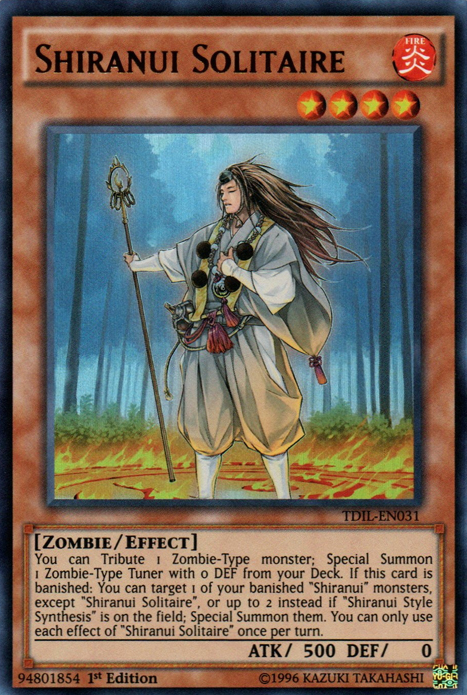 Shiranui Solitaire [TDIL-EN031] Ultra Rare Yu-Gi-Oh!