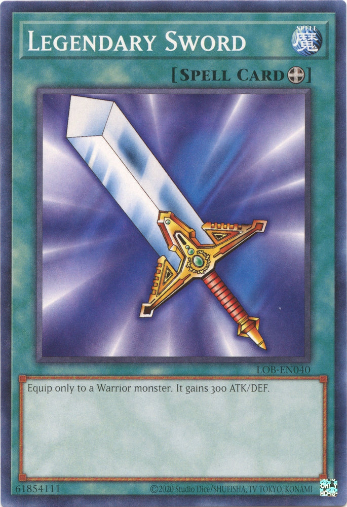 Legendary Sword (25th Anniversary) [LOB-EN040] Common Yu-Gi-Oh!