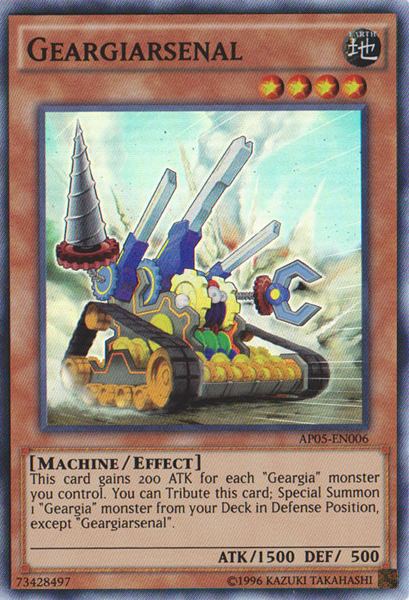 Geargiarsenal [AP05-EN006] Super Rare Yu-Gi-Oh!