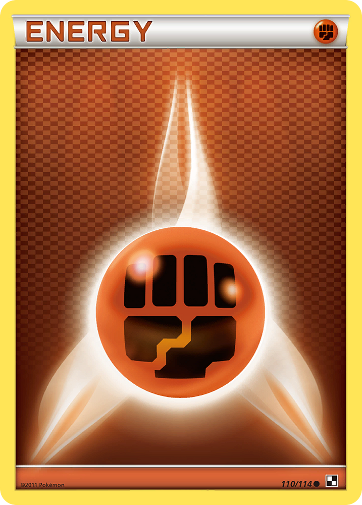 Fighting Energy (110/114) [Black & White: Base Set] Pokémon