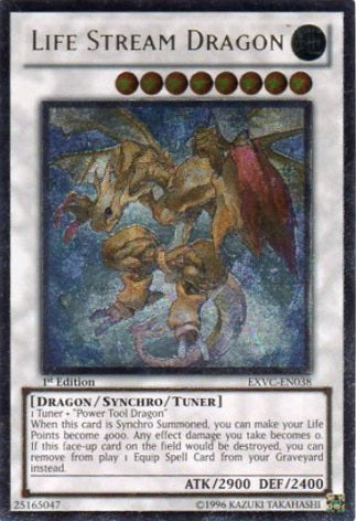 Life Stream Dragon [EXVC-EN038] Ultimate Rare Yu-Gi-Oh!